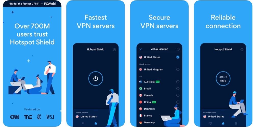 hotspot with vpn iphone